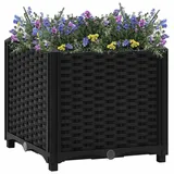 vidaXL Hochbeet 40 x 40 x 14,9 cm Schwarz