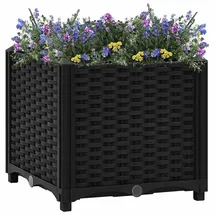 vidaXL Hochbeet 40 x 40 x 14,9 cm Schwarz