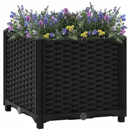 vidaXL Hochbeet 40 x 40 x 14,9 cm Schwarz