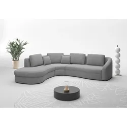 Ecksofa SIT & MORE "Jazz L-Form", grau, B:303cm H:88cm T:274cm, 100% Polyester, Sofas, In weiteren Größen erhältlich