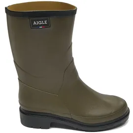 Aigle Bison Gummistiefel, Verde Kaki, 43 EU