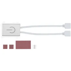 PAULMANN 709.13, Dimmer & Schalter, Extern, Berührung, Silber, Kunststoff, 60 W