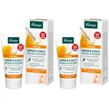 Kneipp Repair & Schutz Intensiv-Fußcreme - Für trockene bis rissige Haut - Hochdosiert 30% Urea - 50 ml (Packung mit 2)