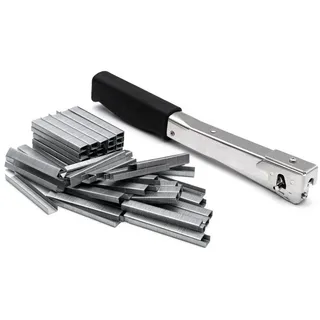 Parco PARCO® Deutscher Premium Hammertacker Typ 019, Klammern 4-6 mm-inkl. 10.000 Heftklammern -mit robustem Stahlgehäuse & ergonomischem Handgriff, Schlagtacker, Leistungsstarker Tacker
