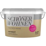 Schöner Wohnen FARBE Wand- und Deckenfarbe Trendfarbe Caramel, matt, 2,5 l