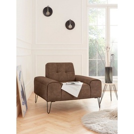 exxpo - sofa fashion Sessel »Taranto«, braun
