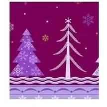 Ursus Transparentpapier 115 g/qm A4 25 Blatt Winterzauber flieder/brombeer