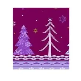 Ursus Transparentpapier 115 g/qm A4 25 Blatt Winterzauber flieder/brombeer