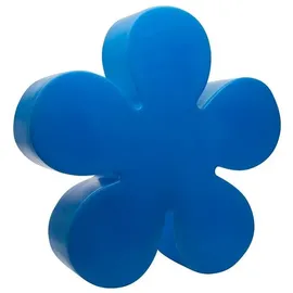 8 seasons design GmbH Motivleuchte Shining Flower Kunststoff Durchmesser 40 cm Solar blau