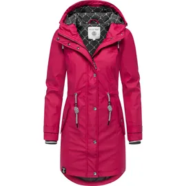 Peak Time Regenjacke Damen Magenta XS