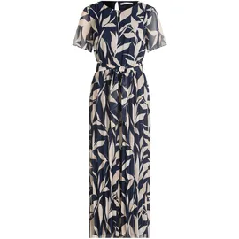 Betty & Co Damen mit Plissee 38, Dark Blue/Nature - 38W