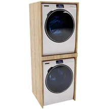 raumhirsch furniture Waschmaschinenumbauschrank 66 x 180 x 51 cm Beige