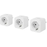Nedis Smart-Home-Steckdose 3680 W Weiß 3 St.
