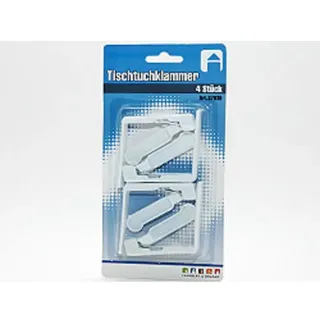 Humbert & Brandt GmbH Tischtuchklammern Tischtuchhalter Tischdeckenklammern Tischdeckenhalter weiss 4