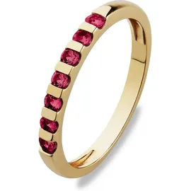 Christ Ring gold / rot 52