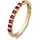 Christ Ring gold / rot 52