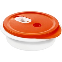 Rotho Mikrowellen-Menüteller 'Micro Clever Vorratsdosen + Lunchbox, Rot, Transparent