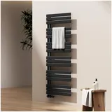 EMKE Paneelheizkörper 1600 x 600 mm 958 W schwarz Mittelventil