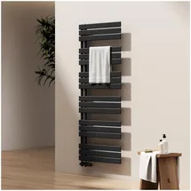 EMKE Paneelheizkörper 1600 x 600 mm 958 W schwarz Mittelventil