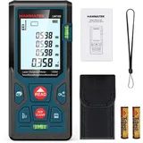 Digitaler Laser-entfernungsmesser, Lm80 80 M, Digitaler Laser-entfernungsmesser, Längen-/fläche-/volumen-/pythagoras-theorem-messung Mit Lcd-hintergrundbeleuchtung, Ip54
