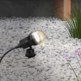 Brilo led Außenleuchte schwenkbar 1xGU10 IP44 3 w schwarz Kunststoff ner