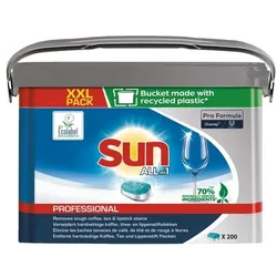 Sun Professional 200er-Pack Geschirrspültabs »Professional All-in-1« braun