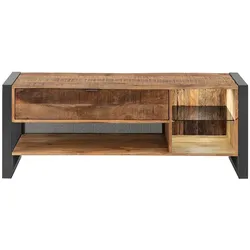 Unterschrank Fernseher im Industry und Loft Stil 129 cm breit