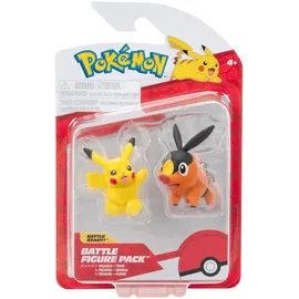 Pokémon Battle Figure Set Tepig & Pikachu 5 cm