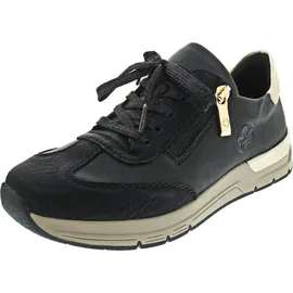 Rieker HWK Damen Halbschuhe Sneaker Low schwarz 36 - Schwarz