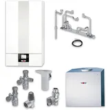 WOLF-Garten Wolf Paket Brennwerttherme CGB-2-14 Speicher CSW-120, BM-2, Aufputz, 8615008F04