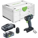 Festool TXS 18-Basic Akku Bohrschrauber 18 V 40 Nm Brushless + 1x Akku 4,0 Ah + Schnellladegerät + Systainer