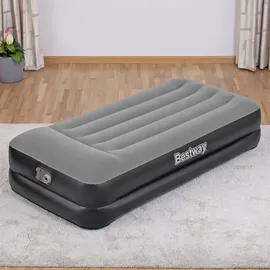 BESTWAY Velours-Single-Gästebett 97 x 191 cm - Schwarz