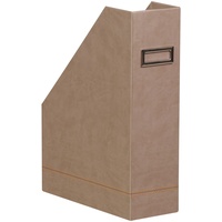 Rhodia Stehsammler aus Kunstleder, 10x25x31cm - Taupe
