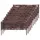 Kadax Palisade 60 x 30 cm 10 Stück braun