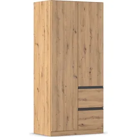 Rauch Drehtürenschrank Costa 91 x 197 x 54 cm Braun