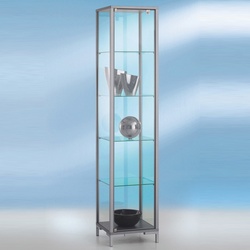 Glasvitrine 40x40 cm mit Drehtür abschließbar
