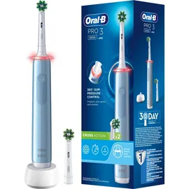 Oral-B Pro 3 3000 CrossAction blau + Aufsteckbürste