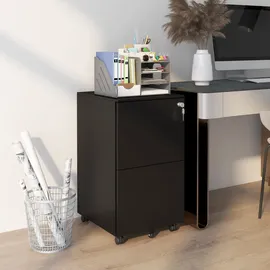 Vinsetto Aktenschrank 37 x 43,5 x 67,5 cm schwarz