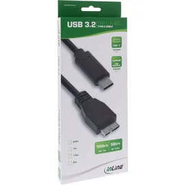 InLine USB 3.1 Kabel, Typ C Stecker an Micro-B Stecker, 0,5m