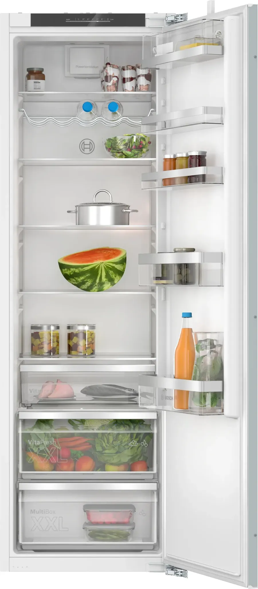 Bosch KIR81ADC0 Serie 6, Einbau-Kühlschrank, 177.2 x 55.8 cm, Flachscharnier mit Softeinzug
