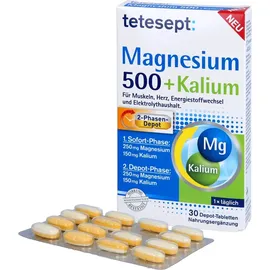 Merz Tetesept Magnesium 500 + Kalium Tabletten 30 St.