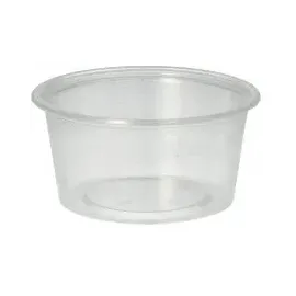 Papstar Dressingbecher rund 100 ml 50 St. Transparent