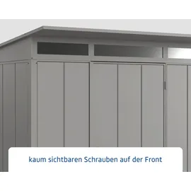 EcoStar Gerätehaus Elegant-P 2,38 x 1,08 m Grau