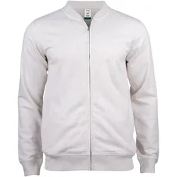 CLIQUE Premium Bio-Baumwoll Sweatjacke Herren 925 - natur meliert XS