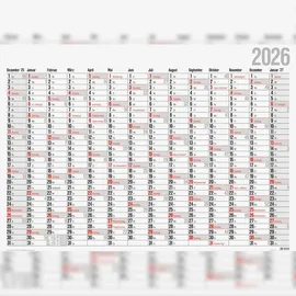Baier & Schneider rido/idé 7033660006 Plakatkalender Mod. Office I 2026 980×685 mm