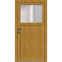 Holz Nebeneingangstür nach Maß "ANTONIA-R" Kieferoptik-Lasur beidseitig innen öffnend DIN rechts
