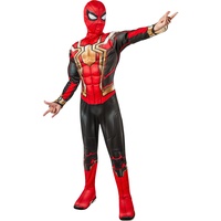 Rubies Rubie's Marvel Iron Spider-Man No Way Home Deluxe Kinder Schwarz Gold & Rot Kostüm, Kinder Superheld Kostüm