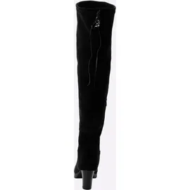 sheego Overknees Damen Schwarz 41