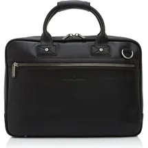Castelijn & Beerens Firenze Aktentasche RFID Leder 40 cm Laptopfach schwarz