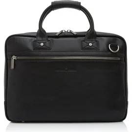 Castelijn & Beerens Firenze Aktentasche RFID Leder 40 cm Laptopfach schwarz